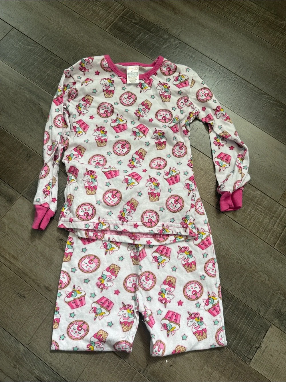 Carter's Unicorn & Pink Character Kids Pajama Set